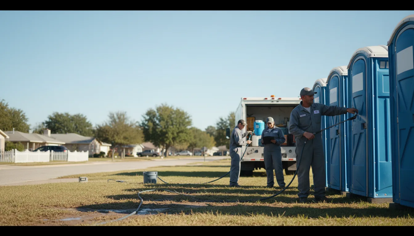 Long-Term Portable Toilet Rental in Pine Level, NC near me